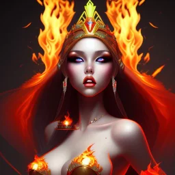 sexy fire princess