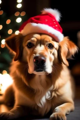 Christmas dog