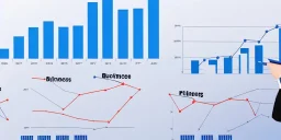 Businessman draw growth graph and progress of business and analyzing investment data, Business planning and strategy, Partnership, Trust and agreement, Success of business deal, Teamwork