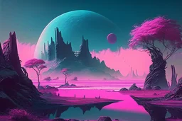Phantasy landscape, syber pank