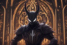 Hollow knight venom in 8k solo leveling shadow artstyle, hollow knight them, mask, close picture, neon lights, intricate details, highly detailed, high details, detailed portrait, masterpiece,ultra detailed, ultra quality