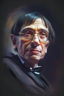 Portrait prof. Stephen Hawking