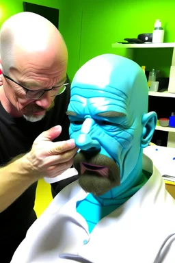 Walter White getting a face lift