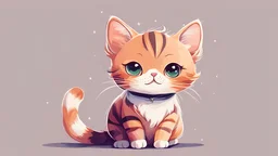 cute cat illustration