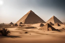 egypt landscape pyramids and monument, high contrast, sony alpha a9
