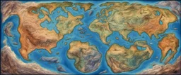 pangea earth millions of years ago , with dinosaures and Draco reptilians