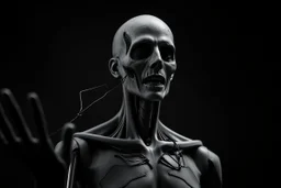 horror, human being controlled by an algorithm, zombie, mannequin