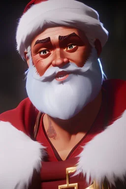 santa 8k quality 8k resolution Unreal Engine 5 realistic