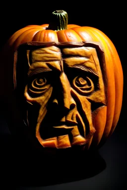 Hitler jack-o'-lantern