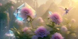 crystal subtle flower in a galactic ambiance beautiful fairy, transparent, delicate colors, in the foreground, full of details, smooth，soft light atmosphere, light effect，vaporwave colorful, concept art, smooth, extremely sharp detail, finely tuned detail, ultra high definition, 8 k, unreal engine 5, ultra sharp focus