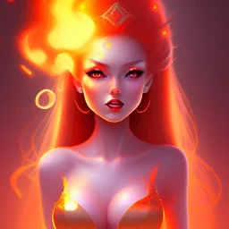 sexy flame princess