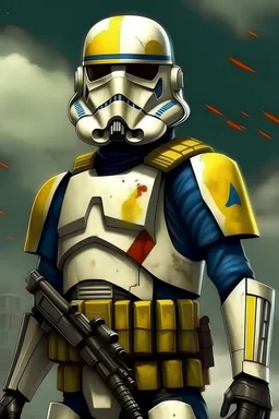 Colombia as a Star wars clone trooper