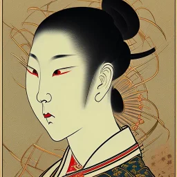  brand logo, Ukiyo-e japanese art