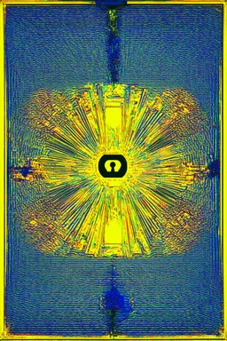 lock the signal; neo-surrealistic optical art
