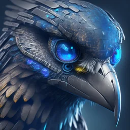 profile picture of a cyberfalcon with penetrating eyes