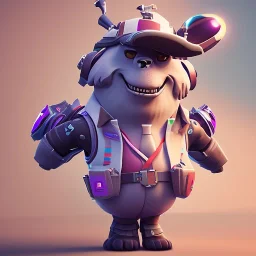 Cute Secret character fortnite style Pixar render