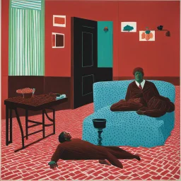 chocolate death by David Hockney
