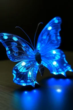 Blue butterflyLight Luminous