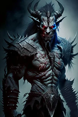 humanoid monster demon brutal beast medival warrior