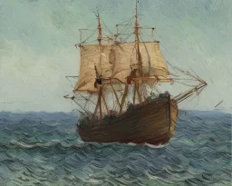 Portrait of a Ship by Van Gogh