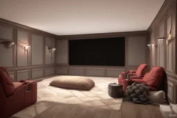 a dedicated home cinema room