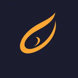 a simple abstract combining the shape of the capital letter G and the shape of an ear, vector