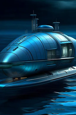 Ein futuristisches U-Boot