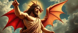double jesus in the style of double dragon