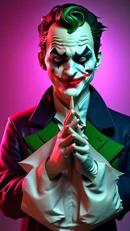 joker, high delicate defined details, beautiful, atmospheric, matte, 3 d 8 k octane rendered, sharp focus, illustration, high detail, ultra realistic, highly saturated colors