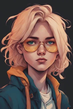 androgynous teen by gabriel picolo, realistic