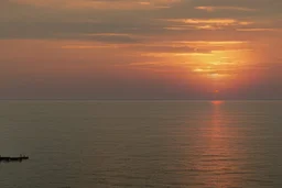 sunset over the sea by Roger Deakins