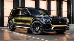 A (((G-Wagon Dodge Charger))) featuring a luxurious interior, advanced technologies, and a sleek body kit designed by MANSORY, exuding an air of sophistication and power