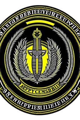 Private military logo with Amberian Security Consulting as the name