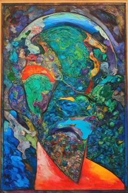 a world within, in the style of Eileen Agar