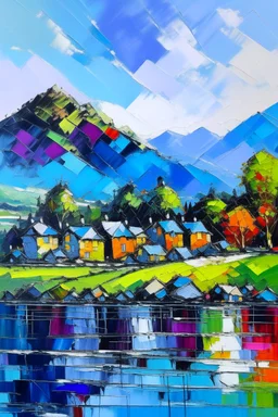 Lake District in the style of jolomo