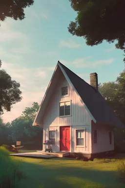 FOTO CONCEPTUAL DE UN CASA CON REFERENCIA DEL ALBUM LOVER DE TAYLOR SWIFT QUE SEA AEST5HETIC