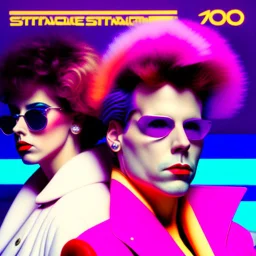 album cover, 80s style, synthpop