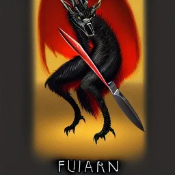 Furian, sharp knife, lots of detail, death, sadness, vengeance