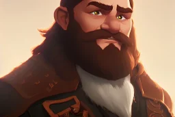 Portrait of a Gimli by Jake Bartok