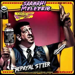 Saturday Night Fever Dream thrash metal cover staring Adam Sandler