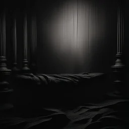 The background is a striking composition in deep black, enveloping an aura of intrigue and mystique. The darkness of the black canvas sets the stage for an enigmatic atmosphere, creating a backdrop that draws viewers into a world of secrets waiting to be unveiled. Subtle, soft lighting gently illuminates the black expanse, casting a delicate and mysterious glow. These gentle rays of light provide just enough illumination to reveal your company logo, which emerges from the darkness with an air o