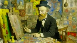 CREATE AN IMAGE based on the work of JAMES ENSOR