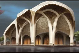 Worlds best building design for a an railway station. Unique and brilliant architectural design similar to Taj mahal.