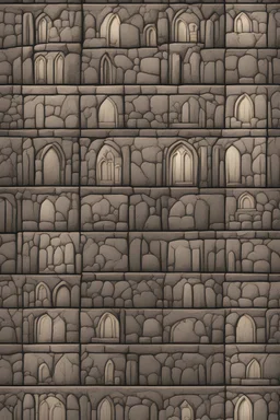cartoon Italian Gothic Wall texture