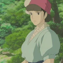 A lady made of plants, realistic, HD