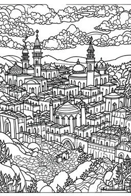 coloring page,أرض فلسطين