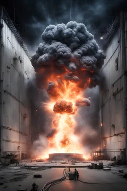 huge explosion at the dark matter reactor facility