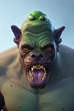 alien french bulldog musculature hulk body HD strong french bulldog hulk marvels Warcraft 64k