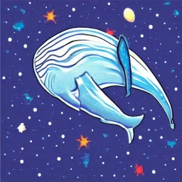  whale in outer space