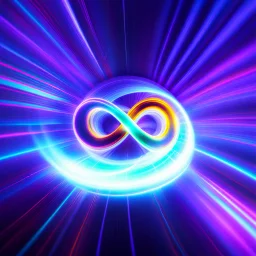 infinity symbol brightly coloured ∞ moving at warp speed, colours from infinity flowing through image with speed, DSLR with a 80mm lens, set to f/16 and a slow shutter speed of 1/15s, striking, neon, chiaroscuro, dramatic, captivating, powerful, fantasy, beautiful, octane render, 16k post-production, artstation: award-winning: atmospheric: commanding: fantastical: clarity: ultra quality: striking: brilliance: stunning colors: amazing depth; lens: f/11, 35mm